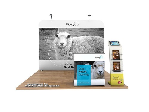 Trade show booth - , backwall