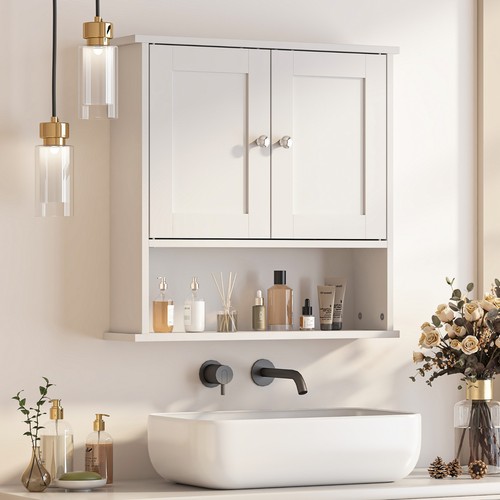 Wall mounted bathroom storage - wall-mounted,