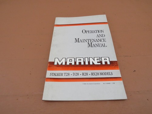 1988 mariner stalker t28 - stalker, d28
