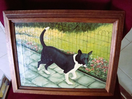 Vintage mid century oil - century,