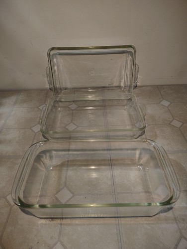 Vtg pyrex clear - pyrex, glass