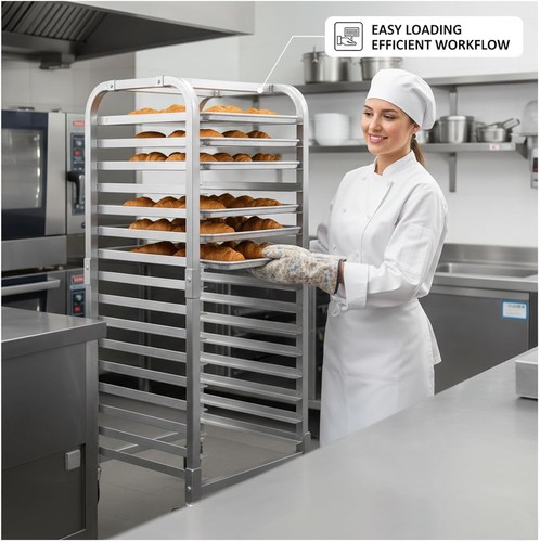 Aluminum rolling rack with - rolling,