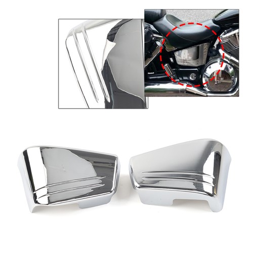 Chrome fairing battery side - chrome,
