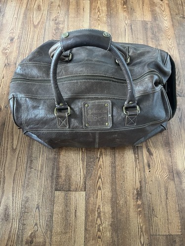Fossil duffel bag brown - fossil,