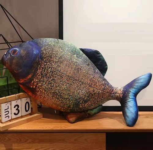 Piranha fish print pillow - piranha,