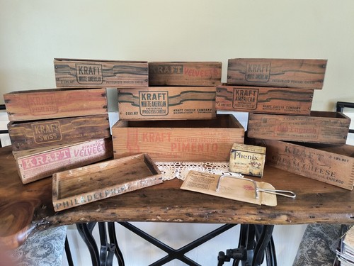 Lot vintage wooden - 12, +
