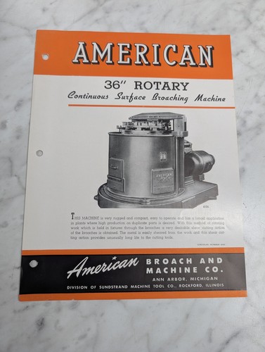 American sales brochure - american,