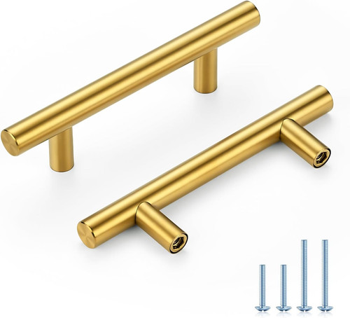 Gold cabinet handles drawer - handles,,