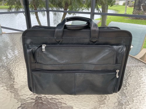 Genuine leather black - genuine,