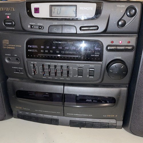 Aiwa dw400u boom box - aiwa, ca-dw400u