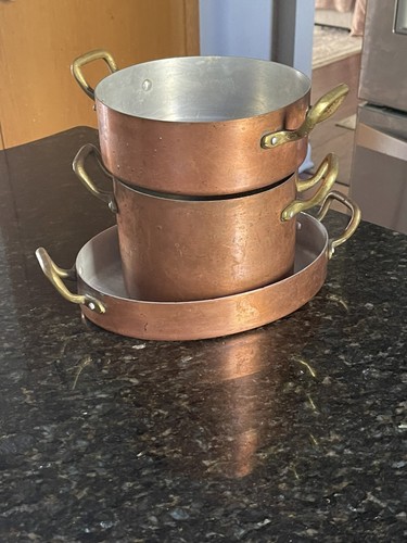 Vintage french copper cookware - vintage,