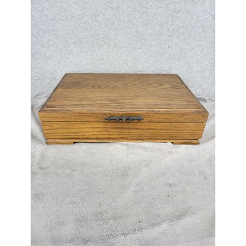Vintage oak wood flatware - oak,