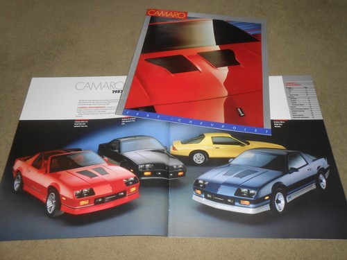 1987 camaro brochure huge - /,