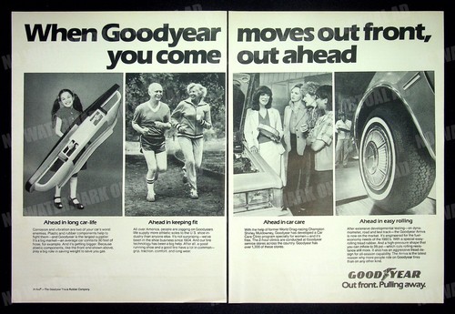 Goodyear arriva tires - arriva, 1980