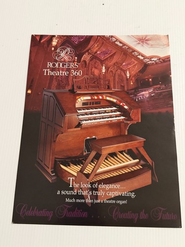 Rodgers organ brochure model - rodgers,
