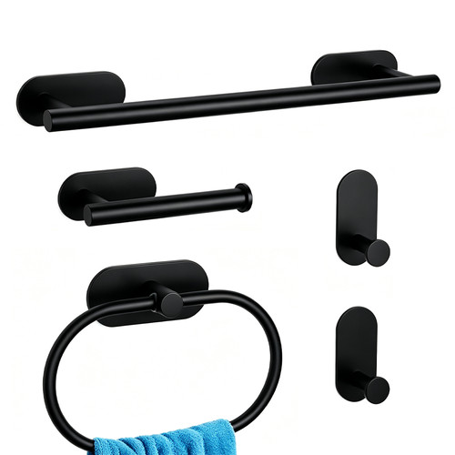 Bathroom hardware set - bathroom,