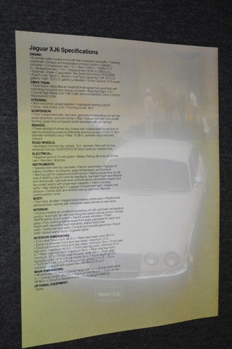 1976 jaguar xj6 specs original - xj6,