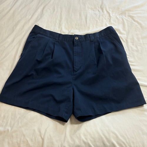 Puritan mens navy blue - navy, pleated