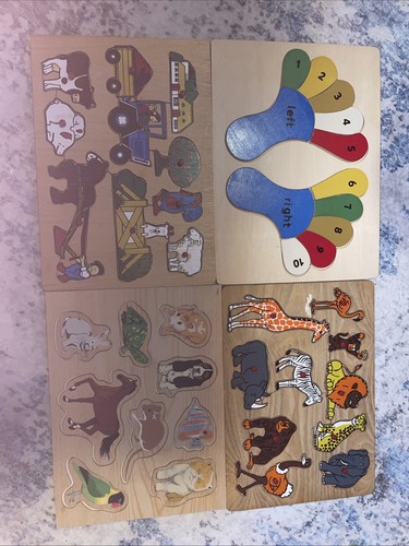 Lot wooden toddler - of,