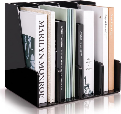 Vertical magazine file holder - vertical,