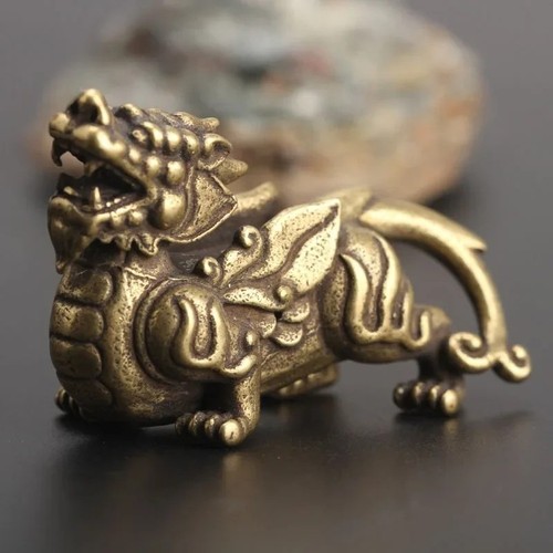 Pair brass dragon - pair,