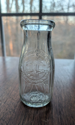 Antique embossed half pint - antique, half-pint