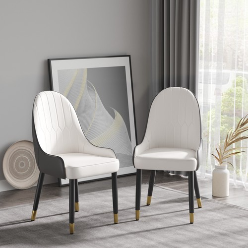 Set leather dining - 2,