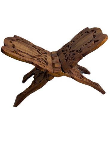 Vintage hand carved wooden - carved,