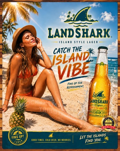 Landshark lager catch the - landshark, “catch