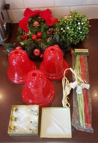 Vintage christmas bell - bell, cluster