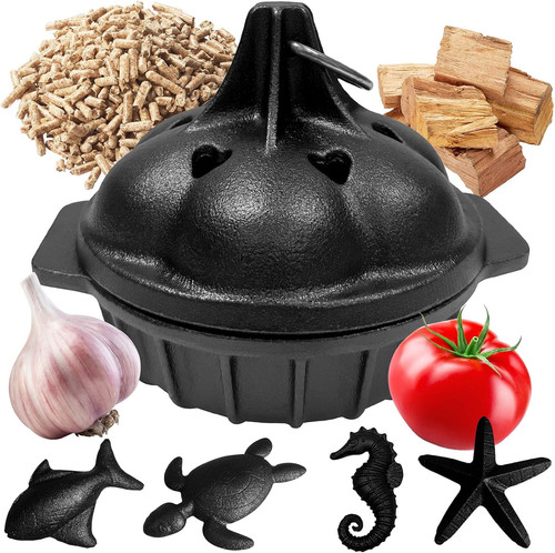 Small cast iron garlic - cast,