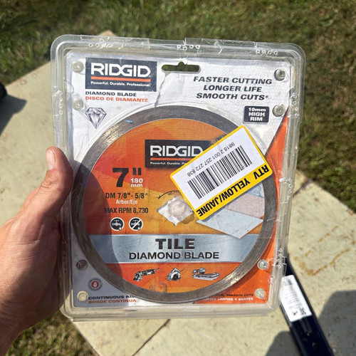 Ridgid tile diamond - ridgid, blade