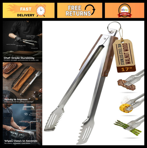 Extra long bbq - extra-long, tongs