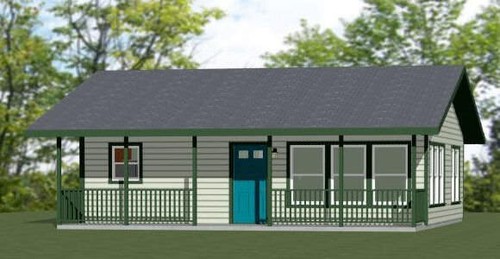 30x26 house 1 - house, bedroom