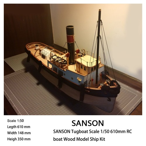 Diy sanson tugboat scale - tugboat, 1/50