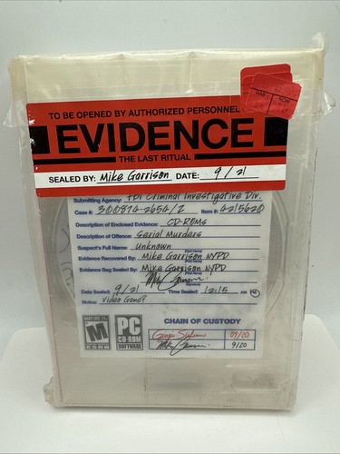 Evidence the last ritual pc - ritual,