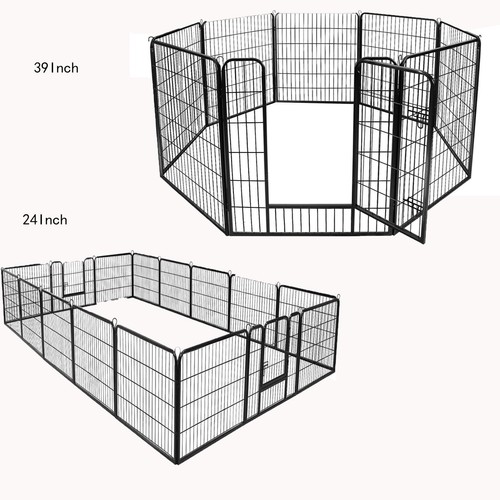 Metal dog cat exercise fence - dog,