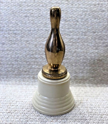 Vintage mcm bowling - pin, trophy