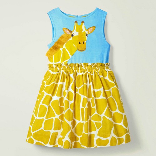 New giraffe girls sleeveless - giraffe,