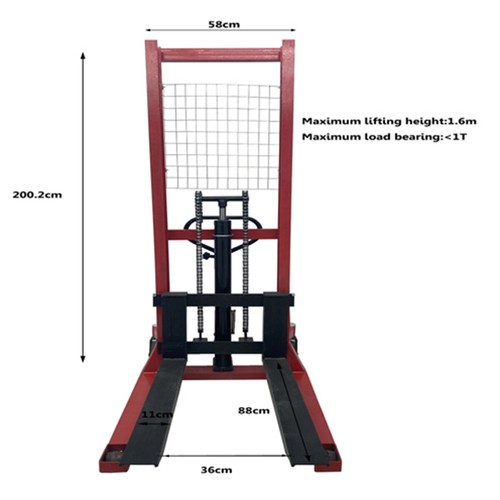Manual pallet stacker hand - manual,
