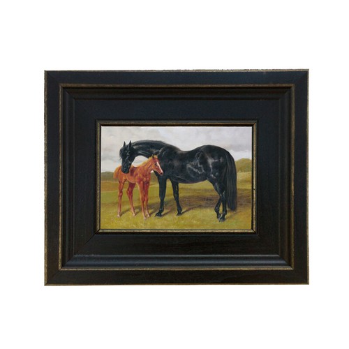 Mare foal in landscape - mare,