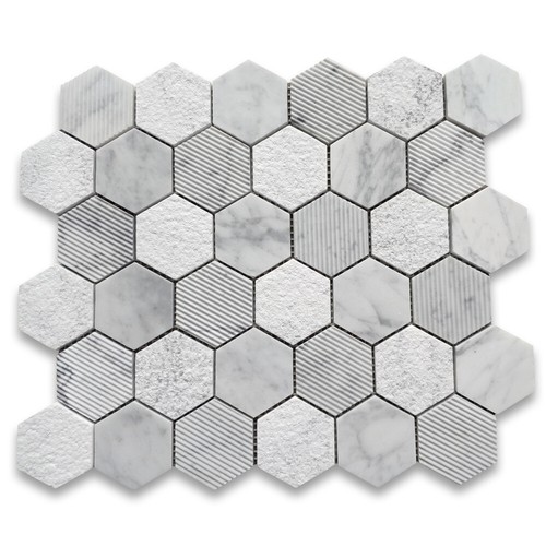 C32xm carrara white - white, marble