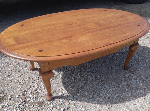 Ethan allen maple coffee table - coffee,
