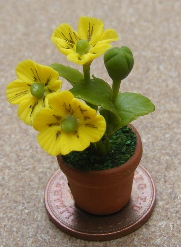Dolls house bunch yellow - bunch, of