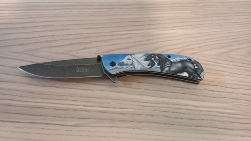 Horse pocket knife full size - horse,