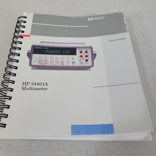 Agilent 34401a user service - hp,