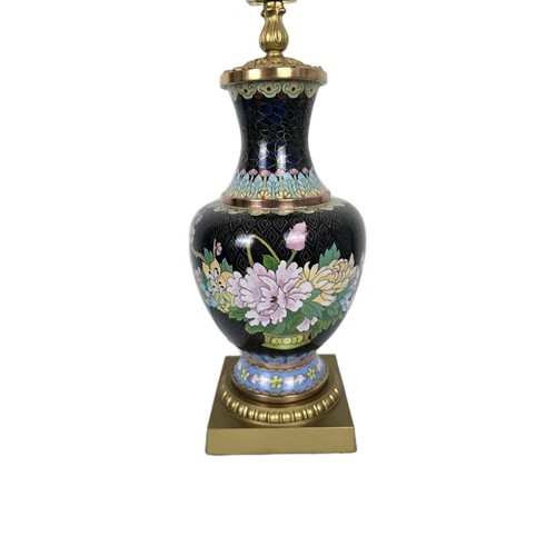 Chinese cloisonne peonies - cloisonne,