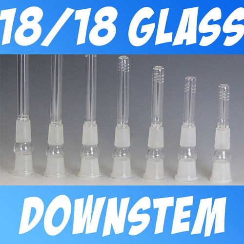 Pyrex glass downstem - pyrex, on