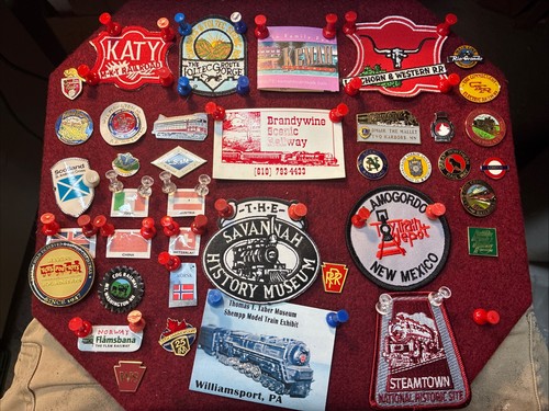 Lot railroad pins plus - lot,