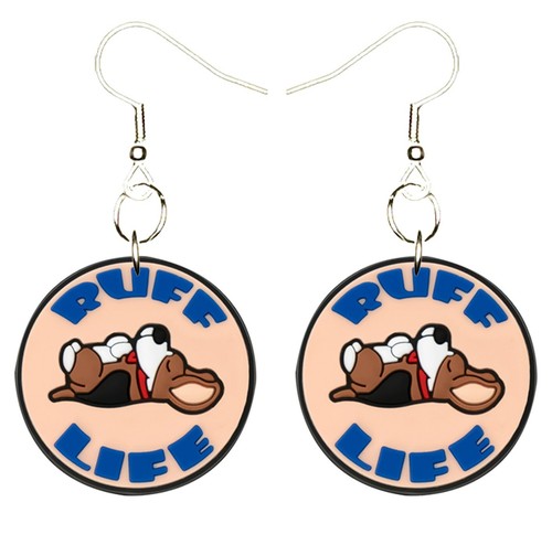 Ruff life earrings - ruff,